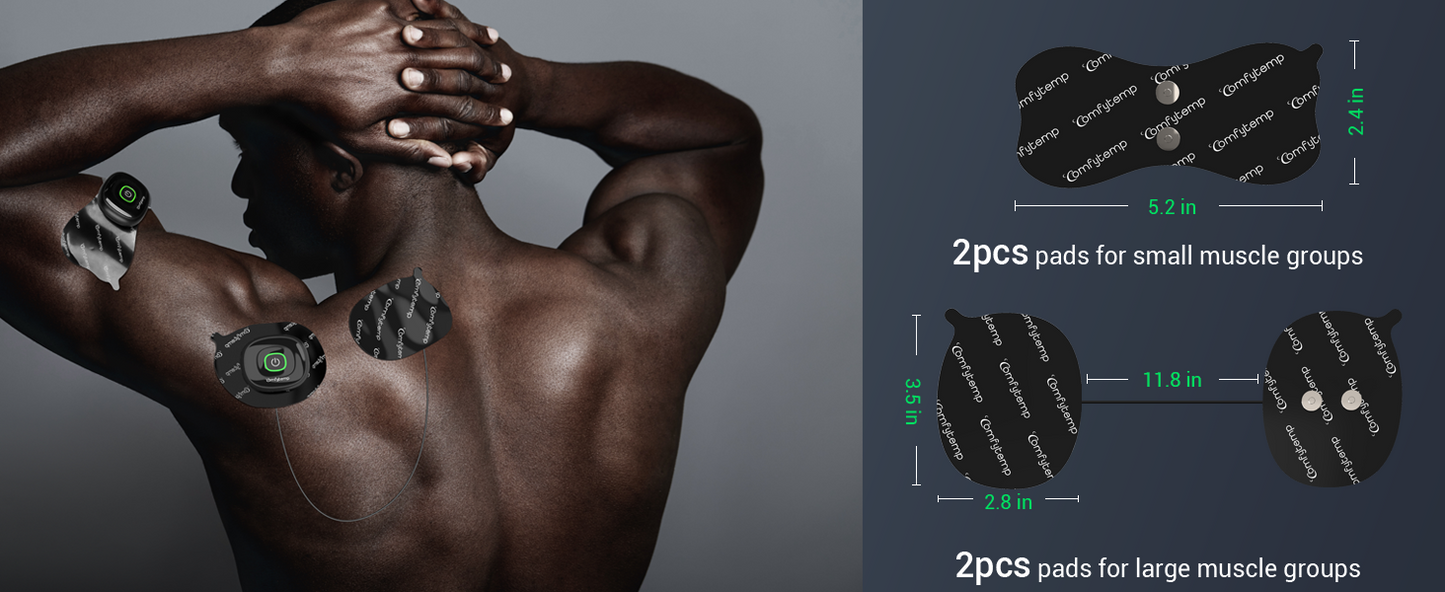 ComfyTemp™ Wireless TENS Unit Smart Muscle Stimulator with App Control