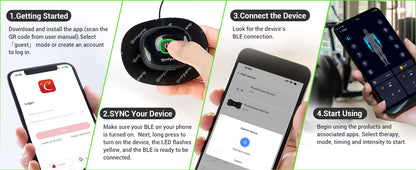 ComfyTemp™ Wireless TENS Unit Smart Muscle Stimulator with App Control